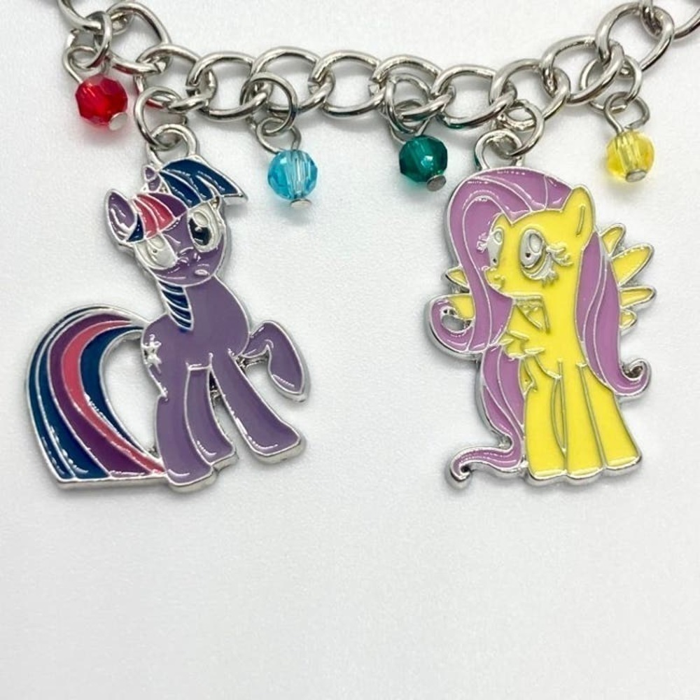 My Little Pony Charm Bracelet Silver Tone - Picture 3 of 8